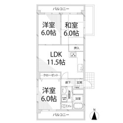 サンフェニックス21の物件間取画像